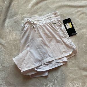 White brand new athletic shorts!